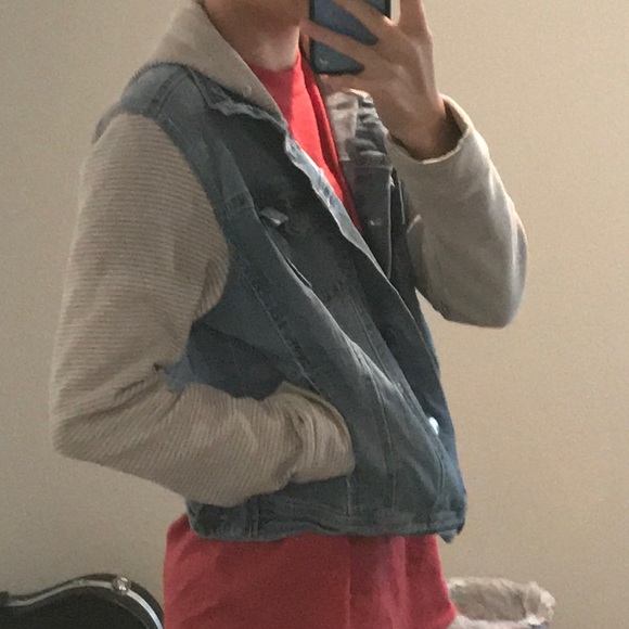 Jean/ Hoodie Jacket! - Picture 3 of 3